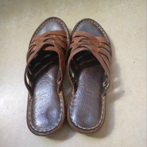 [Børn] vintage woven cross strap sandles